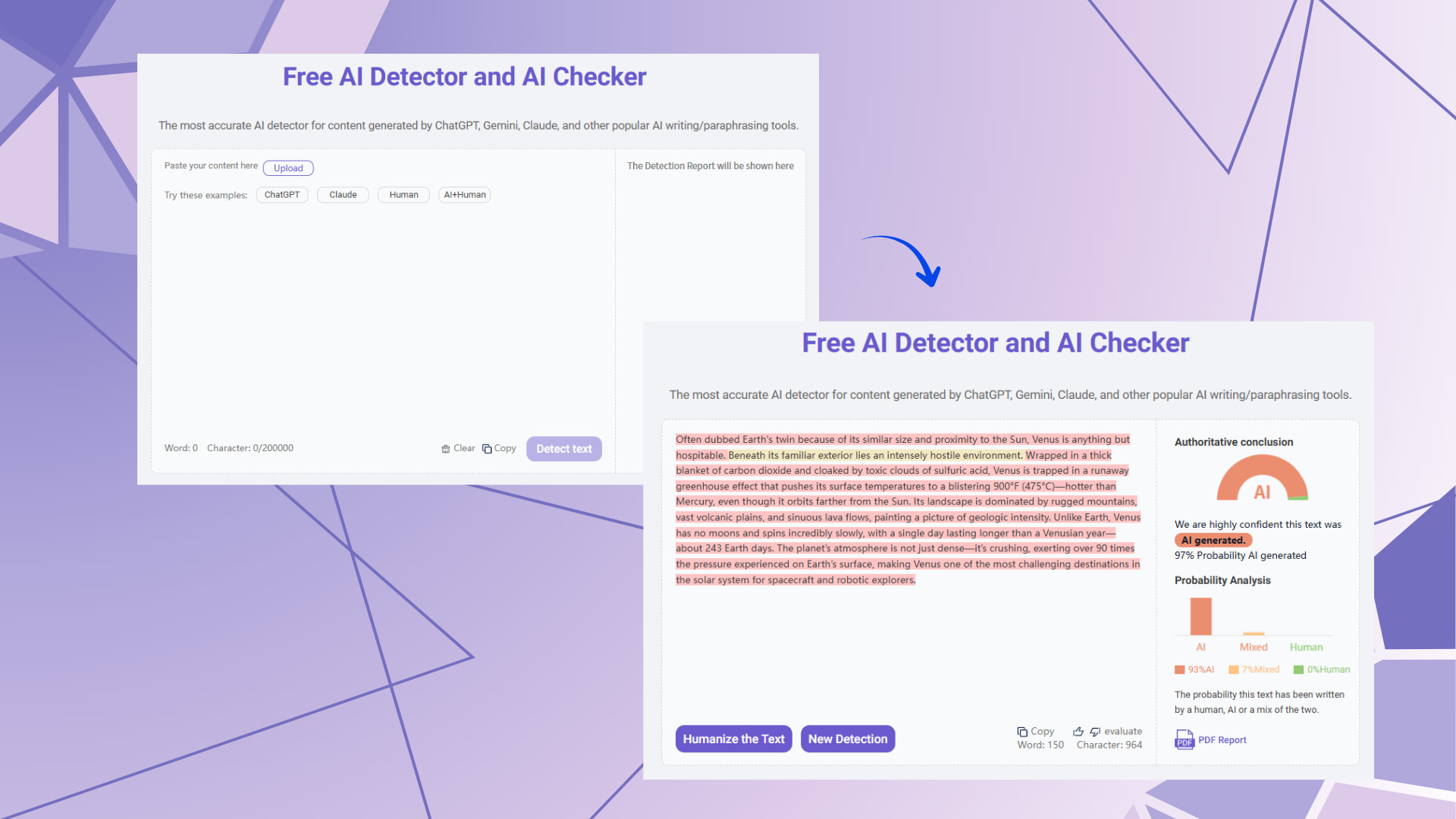 Content Detector: The Simplest and Most Effective Detection Method