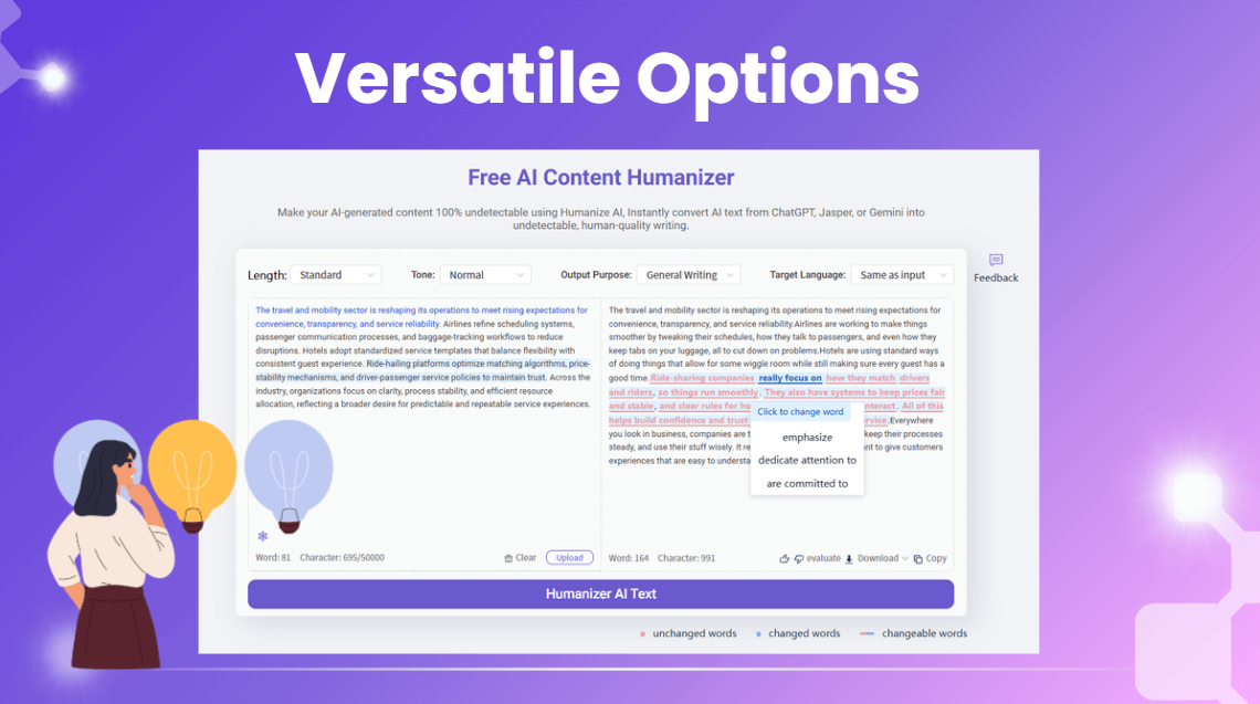MyDetector's AI Humanizer Meets All Your Needs