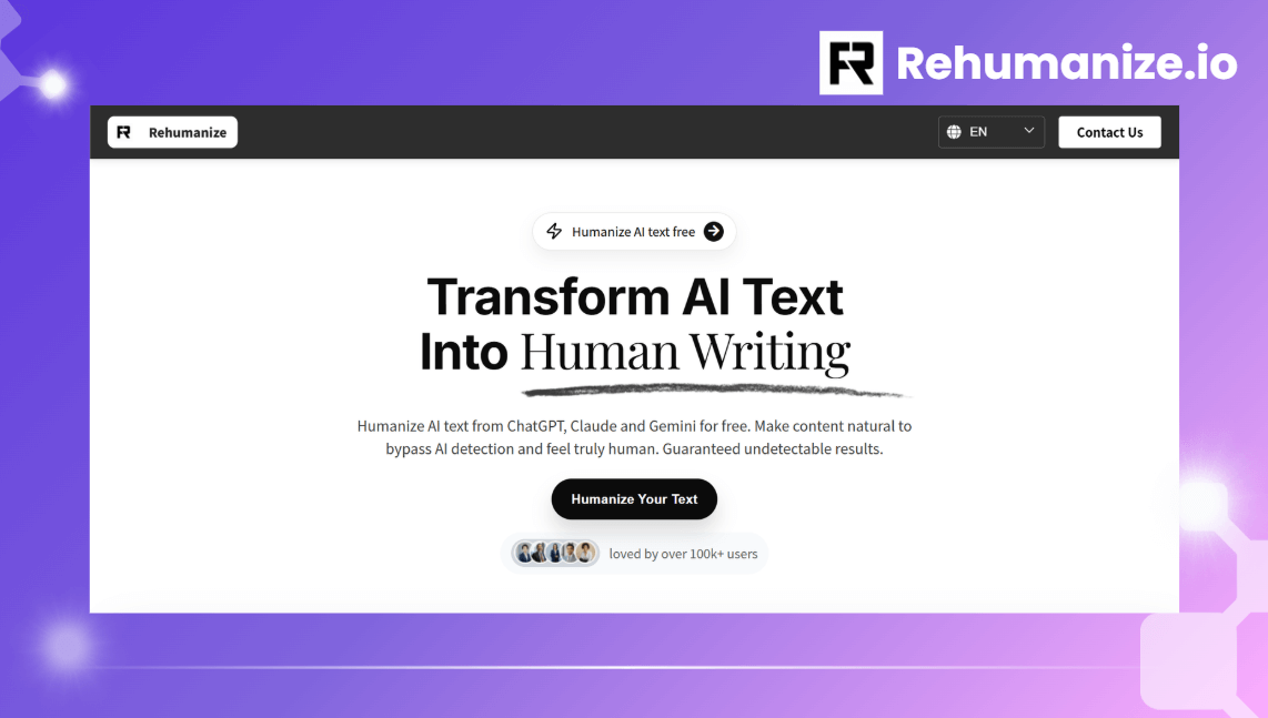 Rehumanize：Transform Al Text Into Human Writing