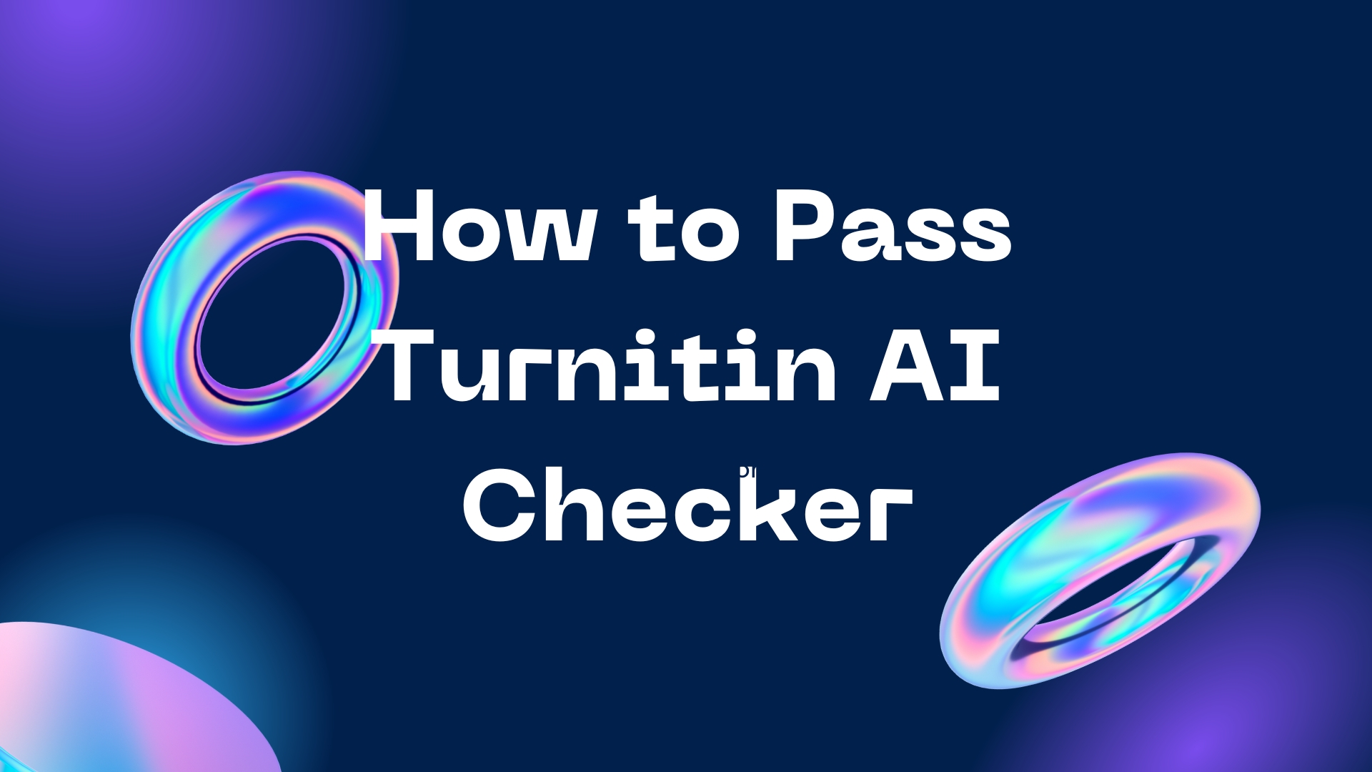 Turnitin AI Checker