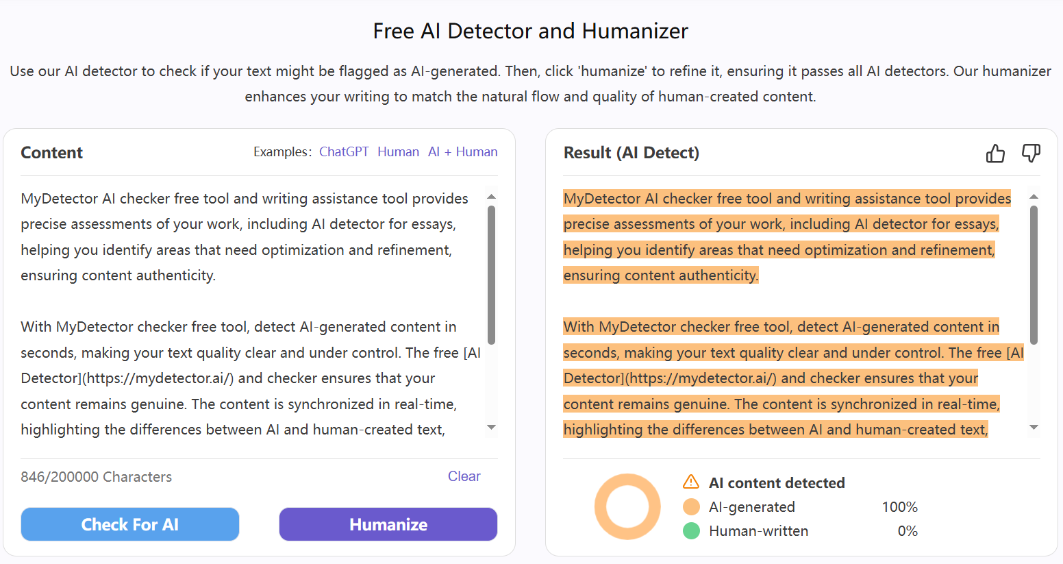 Mydetector