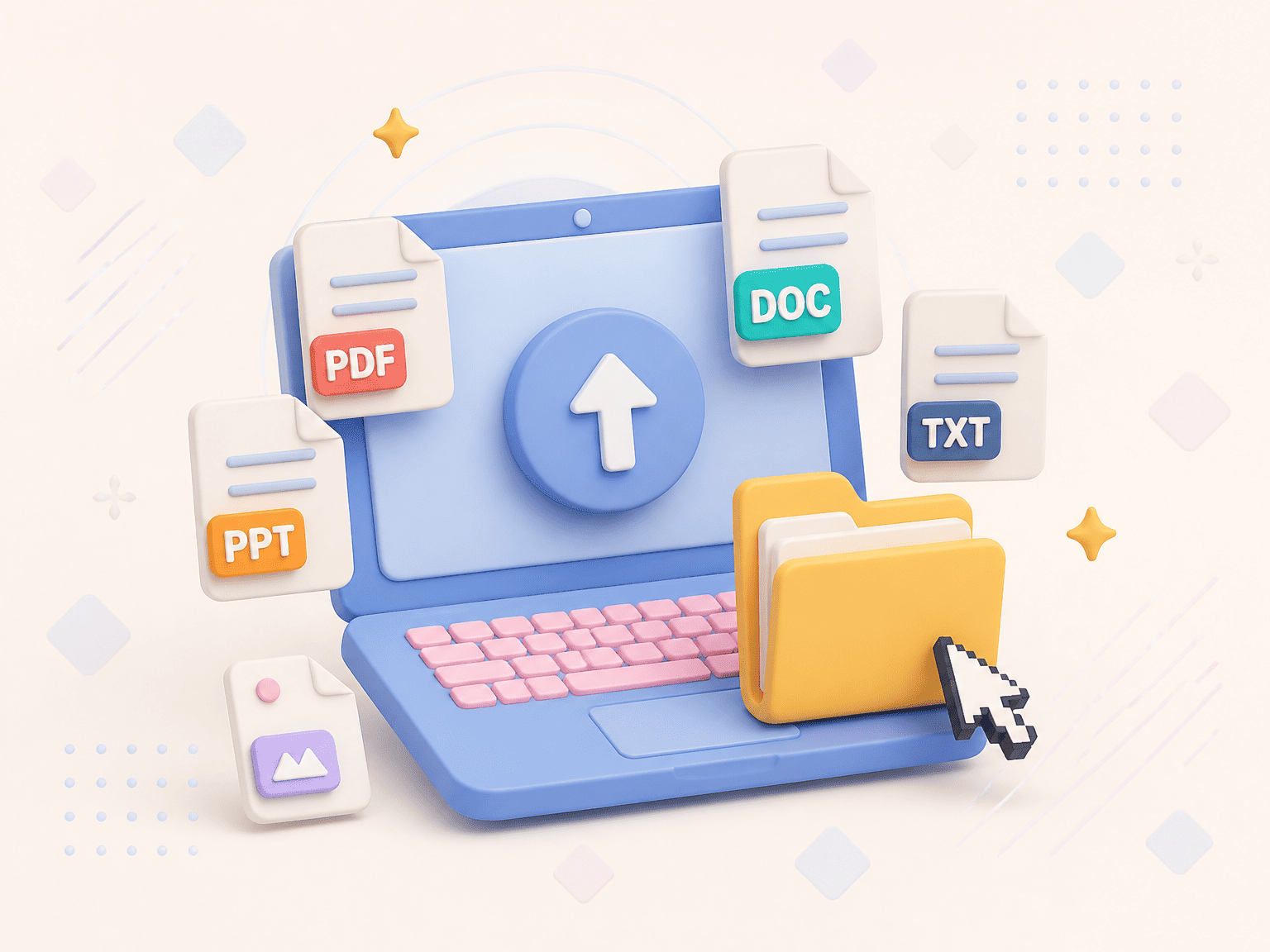 Envio de vários formatos de arquivo