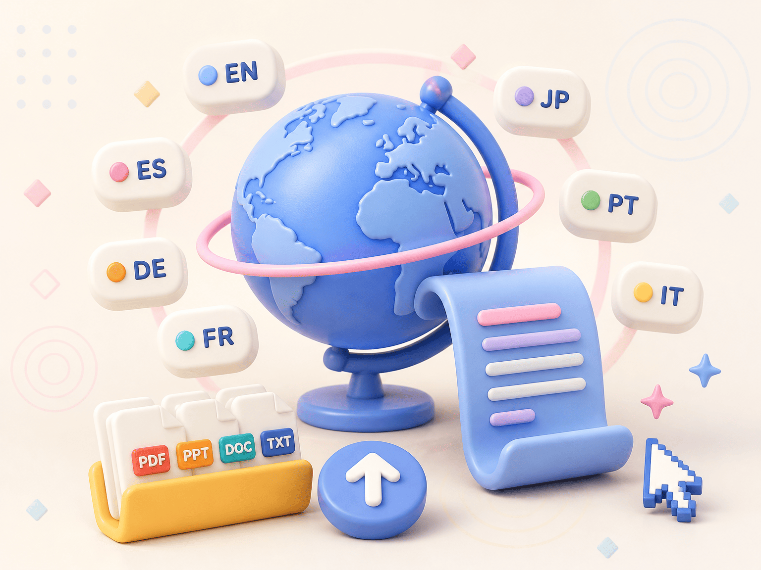 Suporte a vários idiomas
